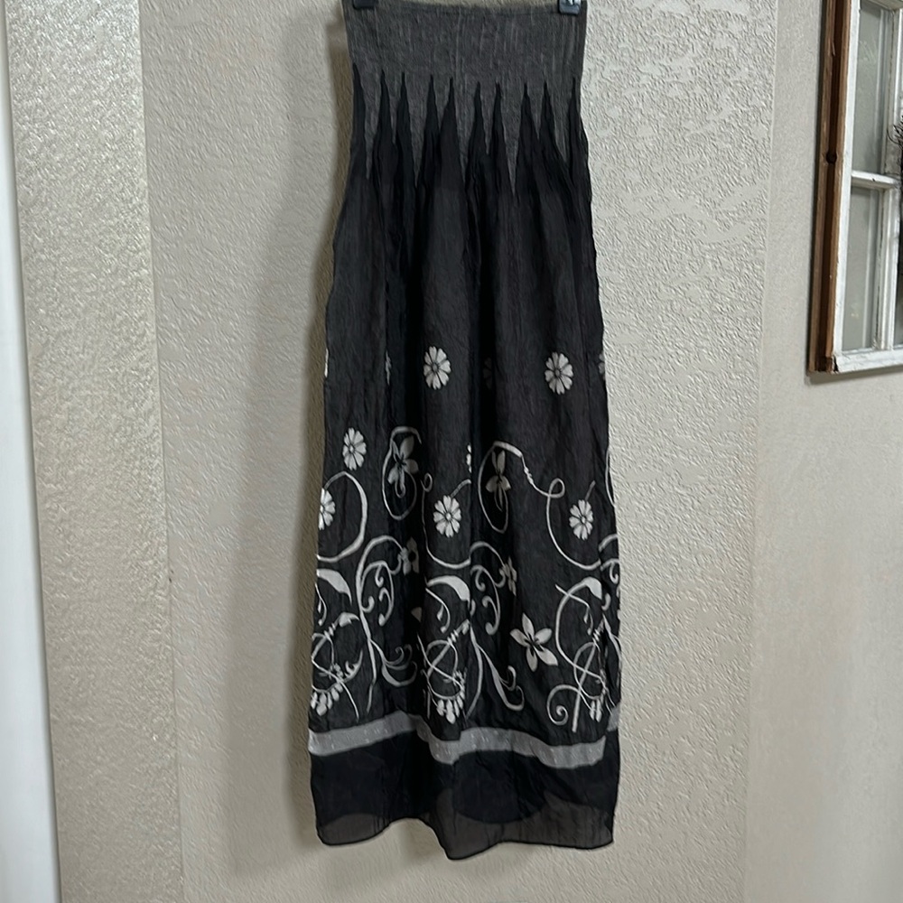 Lapis Long skirt or tube top dress